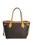 Neverfull PM, &pound;895, Handbags, Brown, Coated Canvas, Front view